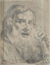 Antico disegno originale usato  Carrara