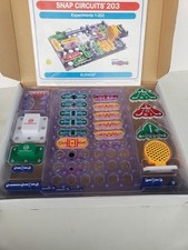 Kit de projeto elétrico Snap Circuits 203 200+ projetos Elenco completo comprar usado  Enviando para Brazil