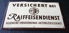 Blechschild raiffeisendienst v gebraucht kaufen  Bad Sassendorf