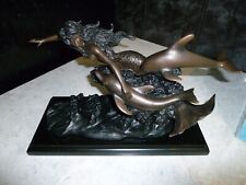 Vintage bronze sculpture for sale  PETERBOROUGH