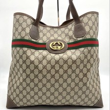 Bolsa tote Gucci intertravada linha Sherry A4 ombro usada comprar usado  Enviando para Brazil