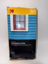 Cartucho y papel Kodak para impresora fotográfica Kodak PHC-80 80 hojas CAJA DAÑADA segunda mano Cartucho y papel Kodak para impresora fotográfica Kodak PHC-80 80 hojas CAJA DAÑADA segunda mano  Embacar hacia Mexico