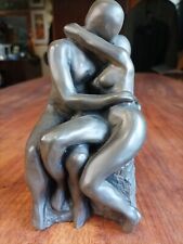 Bronzed sculpture kiss for sale  MAIDSTONE