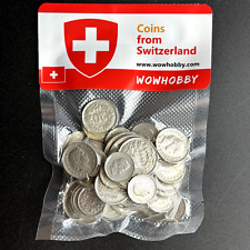 Lote de colección de monedas suizas 🇨🇭 50 monedas aleatorias de Suiza 🇨🇭, usado segunda mano  Embacar hacia Argentina