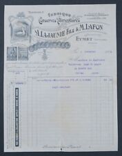 Facture 1913 lajaunie d'occasion  Nantes-