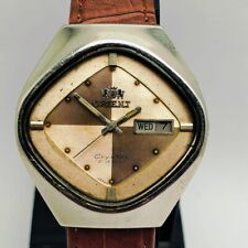 Relógio vintage Orient Crystal Y469772-4A automático cal.46941 dia/data comprar usado  Enviando para Brazil
