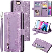 Usado, Capa carteira suporte retrô couro UEEBAI com alça de pulso para iPhone 6 iPhone 6S comprar usado  Enviando para Brazil