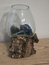 Moulten glass teak for sale  WATFORD
