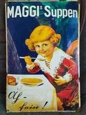 Maggi emaile schild gebraucht kaufen  Wittenberge