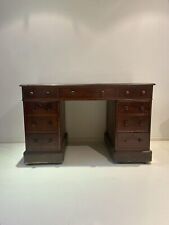 Pedestal desk. antique for sale  LONDON