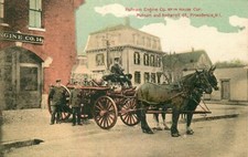 Usado, Cartão postal Putnam Fire Engine Co # 14 carro cavalo, Providence, Rhode Island comprar usado  Enviando para Brazil