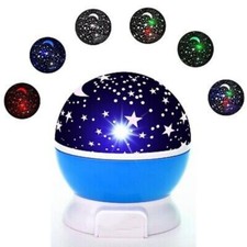 Proyector de luz nocturna estrella cielo lámpara de luna niños luces de dormitorio segunda mano  Embacar hacia Mexico