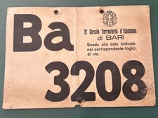 targa fascista usato targa fascista usato Italia