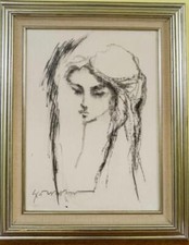 Framed drawing canvas for sale  Pittsburgh
