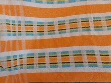 Vintage orange check for sale  CHORLEY