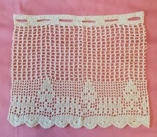 Häkelgardine gardine beige gebraucht kaufen  Templin