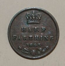 1843 half farthing. for sale  MANCHESTER