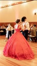 Quinceanera dress red for sale  Mentone