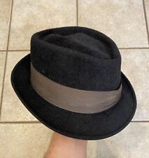 Chapéu Fedora Vintage STETSON Gun Club Royal Deluxe 7-1/4 Lã Feltro Mohair? comprar usado  Enviando para Brazil