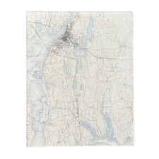 Canvas map tiverton for sale  Sherborn