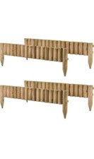 4pcs log border for sale  GLASGOW