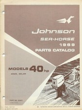 Barco a motor JOHNSON 1969 SEA HORSE 40 HP 40R69R 40RL69R nº Catálogo de peças 383871  comprar usado  Enviando para Brazil
