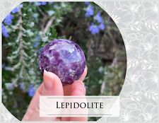 Sfera lepidolite pietra usato  Seggiano