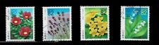 Japão 2015 Flores da Prefeitura de Hokkaido 82Y Reedição (2005) Conjunto Usado Sc# 3917-20 comprar usado  Enviando para Brazil