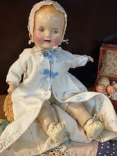 "Muñeco bebé vintage de 22"" composición antiguo" segunda mano  Embacar hacia Mexico