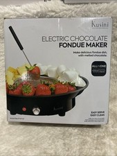 Juego de Olla de Fondue Eléctrica Kusini - Kit de Fondue de Chocolate - Control de Temperatura segunda mano  Embacar hacia Mexico