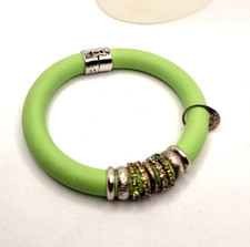 Bracciale argento silicone usato  Palermo