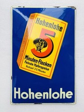 Emailschild hohenlohe haferflo gebraucht kaufen  Schiffweiler
