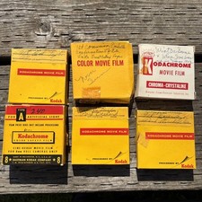 Lote de 7 películas Kodak KODACHROME tipo A rollo de 8 mm EXP vintage usadas grabadas segunda mano  Embacar hacia Mexico