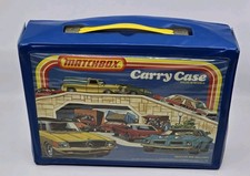 Estojo de transporte vintage 1978 Matchbox carros Lesney azul armazenamento *sem bandejas* comprar usado  Enviando para Brazil