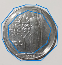 Moneta 100 lire usato  Vaiano Cremasco