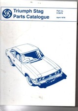 Triumph stag workshop for sale  WASHINGTON
