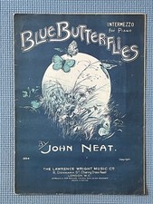 Blue butterflies sheet for sale  Columbus