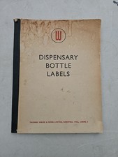 Dispensary bottle labels for sale  WORTHING