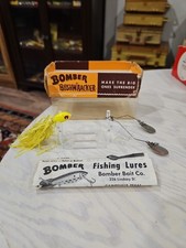 Isca de pesca vintage bombardeiro Bushwacker dupla giratória. comprar usado  Enviando para Brazil