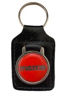 Black leather keyring for sale  LEICESTER