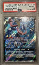 2018 Pokemon Greninja GX Full Art Forbidden Light Sun & Moon #120 PSA 10 comprar usado  Enviando para Brazil