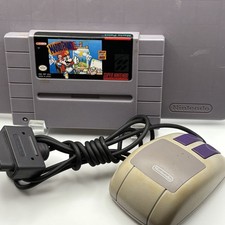Super Mario Paint SNES com Mouse e Mouse Pad Autêntico Testado OEM Nintendo comprar usado Super Mario Paint SNES com Mouse e Mouse Pad Autêntico Testado OEM Nintendo comprar usado  Enviando para Brazil