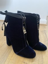 Zara navy velvet for sale  GATESHEAD
