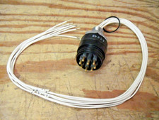 Usado, Conector Seacon 86823 macho 8 pinos ouro #18 AWG 20" cabos 019,00 Ni/encaixe de latão comprar usado  Enviando para Brazil