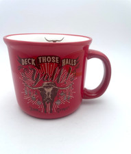 Caneca de café de Natal cigana lixo deck aqueles salões vocês 16 oz feriado xícara rara B31 comprar usado  Enviando para Brazil