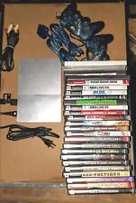 Ps2 Slim Silver con juegos y 2 mandos segunda mano  Embacar hacia Argentina