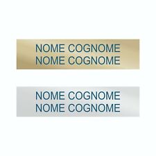 Targhetta personalizzata con usato  Angri