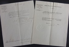 Maréchal gerard autographe d'occasion  Coulans-sur-Gée