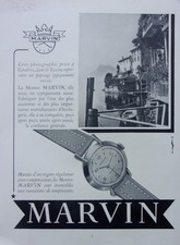 Publicité montre marvin d'occasion  Montluçon