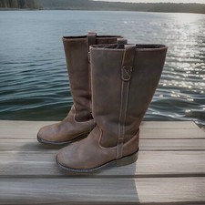 Lederstiefel biker boots gebraucht kaufen  Deutschland